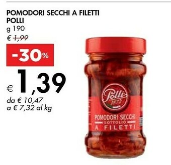 Bennet Polli Pomodori Secchi A Filetti 190 G offerta