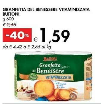 Bennet Buitoni Granfetta Vitaminizzata offerta