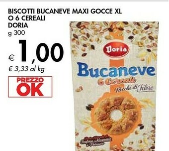 Bennet Doria Bucaneve 6 Cereali 300 G(ml) offerta