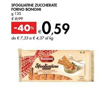 Forno bonomi Sfogliatine Glassate 135 G(ml)