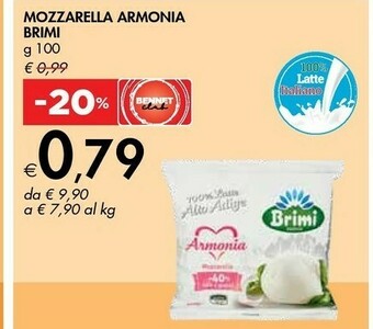 Brimi Mozzarella Armonia 100 G