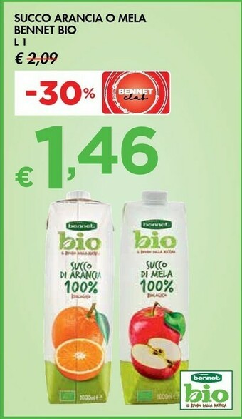 Bennet Bennet - 100% Succo Di Arancia 1000 G(ml) offerta