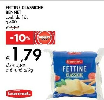 Bennet Bennet - Fettine Classiche 400 G offerta