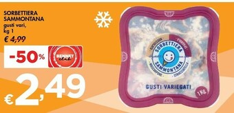 Bennet Sammontana Sorbettiera Vaniglia Cacao Pistacchio Crema Catalana 1000 G(ml) offerta