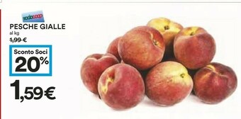 Coop Pesche Gialle offerta