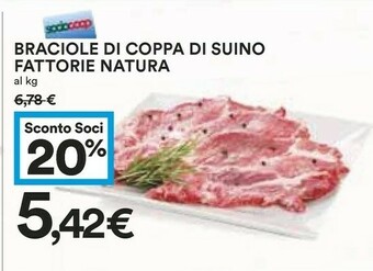 Fattorie Natura Braciole Di Coppa Di Suino