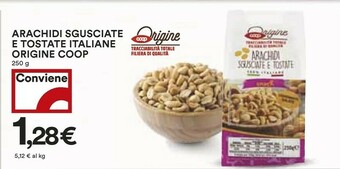 Coop Coop - Arachidi Tostate E Salate 250 G(ml) offerta