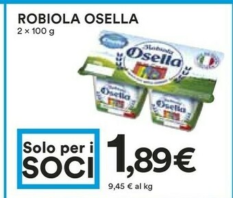 Coop Osella Robiola offerta