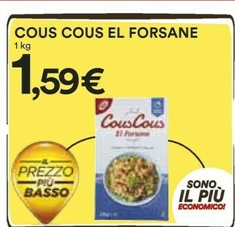 Coop El Forsane - Cous Cous 1000 G(ml) offerta