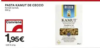 Coop De Cecco Pasta Kamut offerta