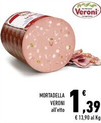Conad Margherita Veroni mortadella offerta