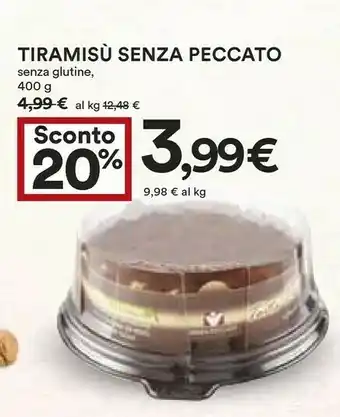 Coop Tiramisu Senza Peccato 400 G offerta