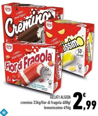 Conad Margherita Algida gelati offerta