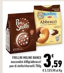 Conad Margherita Mulino bianco frollini offerta