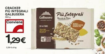 Galbusera Cracker Piu Integrali Ricchi Di Fibre