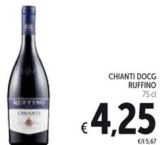 Spazio Conad Ruffino chianti docg offerta