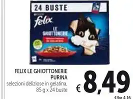 Spazio Conad Purina felix le ghiottonerie offerta