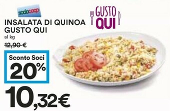 Coop Insalata Di Quinoa Gusto Qui offerta