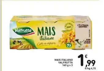 Spazio Conad Valfrutta mais italiano offerta