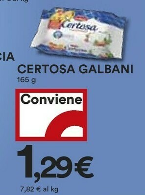 Coop Galbani Certosa 165 G(ml) offerta