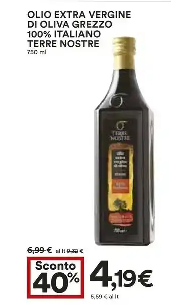 Coop Terre nostre Olio extravergine di oliva offerta