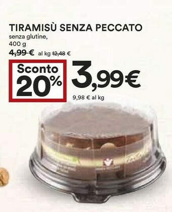 Coop Tiramisu Senza Peccato 400 G offerta