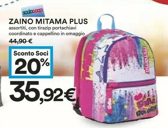 Coop Mitama Zaino Plus offerta