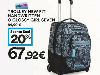 Coop Seven Trolley New Fit Handwritten O Glossy Girl offerta