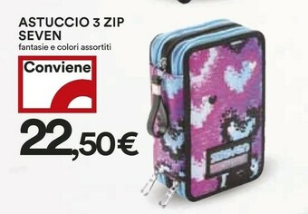 Coop Seven Astuccio 3 Zip offerta
