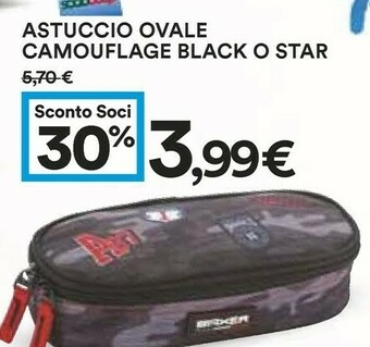 Coop Astuccio Ovale Camouflage Black O Star offerta