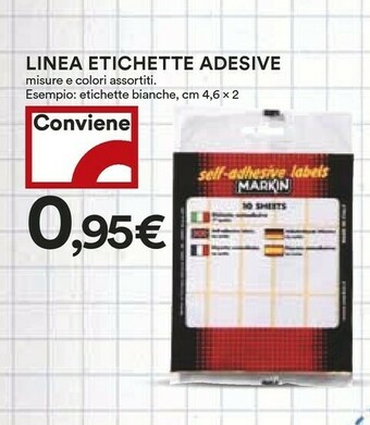 Markin Linea Etichette Adesive
