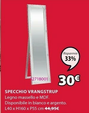 JYSK Specchio Vrangstrup offerta