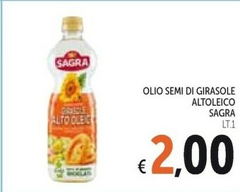 Conad Sagra - Olio di Semi di Girasole 1000 g(ml) offerta