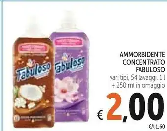 Conad Fabuloso Ammorbidente Concentrato Lavanda 54 Lavaggi offerta