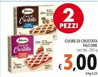 Conad Falcone - Trancio Di Crostata Ai Frutti Rossi 240 G(ml) offerta
