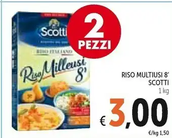 Conad Scotti Riso Multiusi 8' offerta