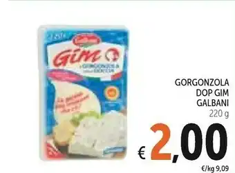 Conad Galbani Gorgonzola Con La Goccia Gim 220 G(ml) offerta