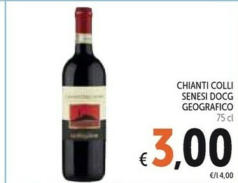 Conad Geografico - Chianti Colli Senesi 750 g(ml) offerta