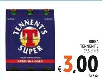Conad Tennent's Birra offerta