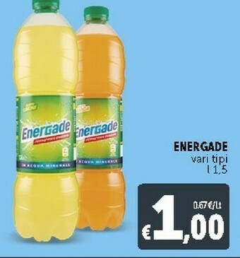 Deco Supermercati Energade - Energade Gusto Limone 1500 G(ml) offerta