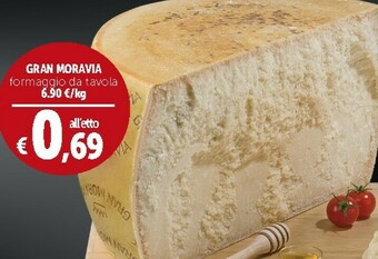 Deco Supermercati Gran moravia Formaggio Da Tavola offerta