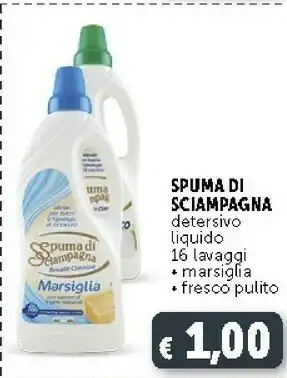 Deco Supermercati Spuma di Sciampagna Detersivo Liquido Marsiglia offerta