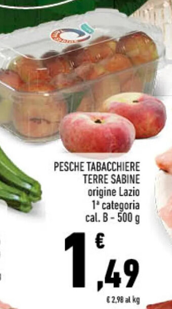 Conad PESCHE TABACCHIERE TERRE SABINE 500 g offerta