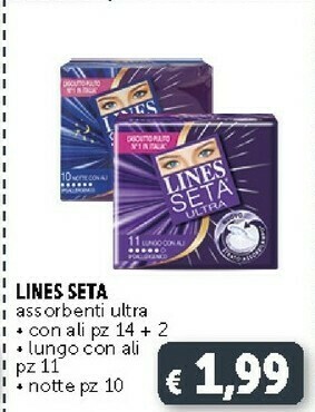 Deco Supermercati Lines Seta Assorbenti Ultra offerta
