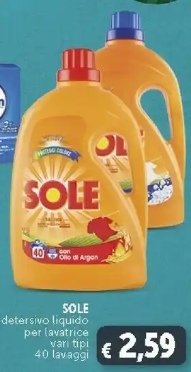 Deco Supermercati Sole Detersivon Liquido Per Lavatrice offerta