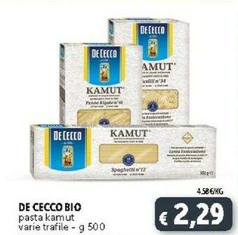 Deco Supermercati De Cecco Pasta di semola offerta