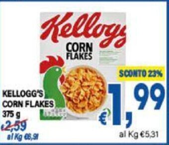 DEM KELLOGG'S CORN FLAKES 375 g offerta
