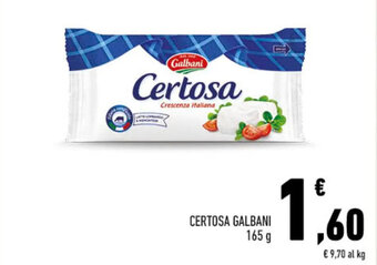 Conad CERTOSA GALBANI 165 g offerta