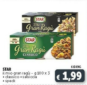 Deco Supermercati Star Star - Gran Ragù Classico 300 g(ml) offerta
