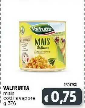 Deco Supermercati Valfrutta Mais Cotti A Vapote offerta